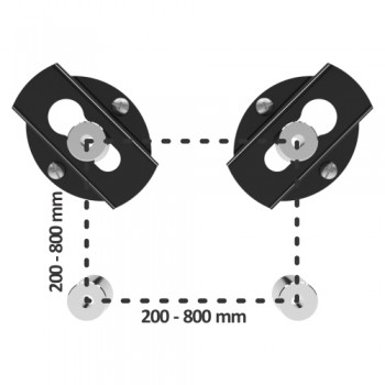 SOPORTE FIJO UNIVERSAL TV 26 A 90 NAKAN SPL-680