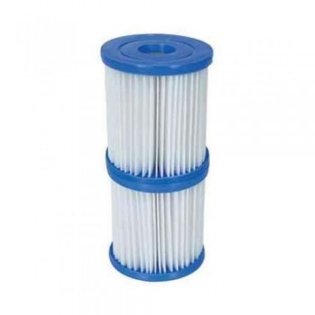 FILTRO DE PILETA SET X 2 CARTUCHOS BESTWAY PARA BOMBA DE 1249 LITROS