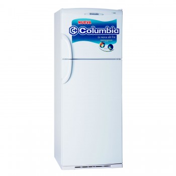 HELADERA CON FREZEER COLUMBIA HTF2434 418LTS BLANCA