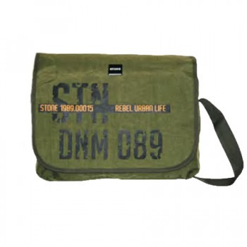 MORRAL DE TELA CON TAPA STONE PORTANOTEBOOK