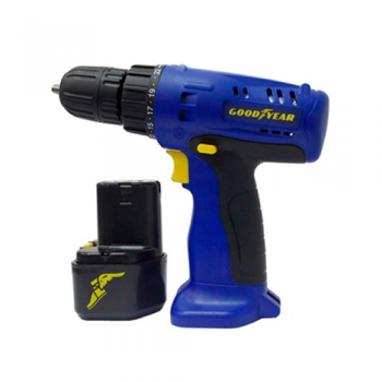 TALADRO INALAMBRICO GOOD YEAR 17001K MALETIN 550 RPM