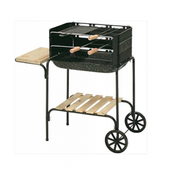 PARRILLA PORTATIL CAMPING MOR CALIFORNIA ESTRUCTURA ACERO INOXIDABLE