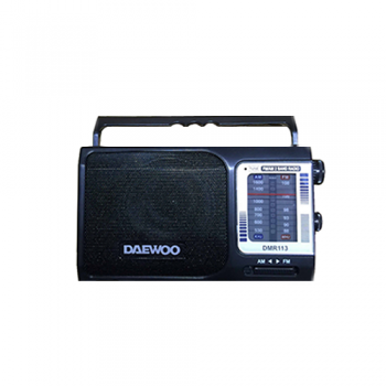 RADIO PORTATIL DAEWOO DMR113 AM/FM ANTENA TELESCOPICA AUXILIAR