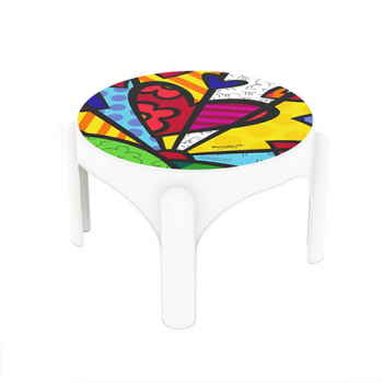 MESA GARDENLIFE AUXILIAR PUKET BY BRITTO DISEÑO CORAZON FLOR