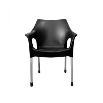 SILLON ZAFIRO NEGRO PLASTICO INTERIORES Y EXTERIORES