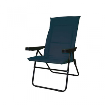 SILLON ALFA DE ACERO RECLINABLE 4 POSICIONES AZUL