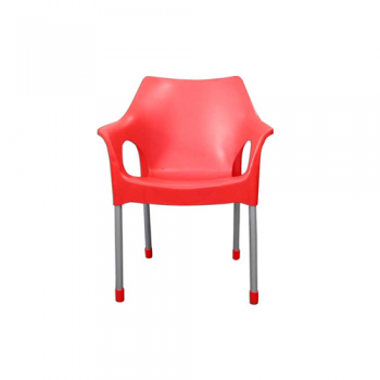 SILLON ZAFIRO ROJO PLASTICO INTERIORES Y EXTERIORES