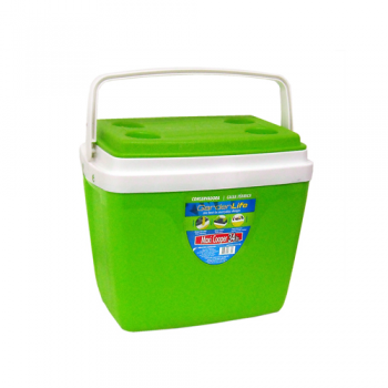 CONSERVADORA DE CAMPING GARDEN LIFE 34 LITROS TAPA PORTA VASOS