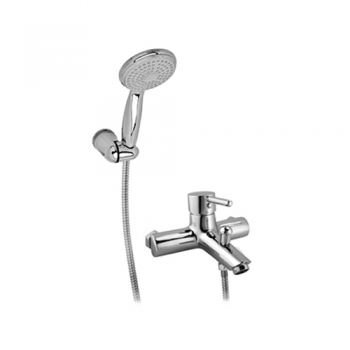 GRIFERIA BAÑERA EXTERIOR CON TRANSFERENCIA 1706011 HYDROS SOUL CROMO