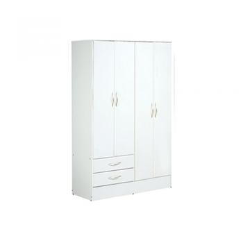 PLACARD PLATINUM 914 4 PUERTAS 2 CAJONES COLOR BLANCO