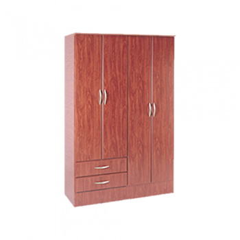 PLACARD PLATINUM 914 4 PUERTAS 2 CAJONES COLOR CEDRO