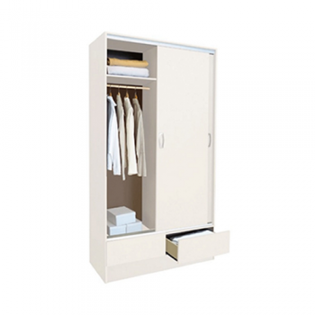 PLACARD PLATINUM 632 ROPERO 2 PUERTAS CORREDIZAS COLOR BLANCO