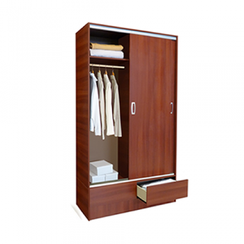 PLACARD PLATINUM 632 ROPERO 2 PUERTAS CORREDIZAS COLOR CEDRO