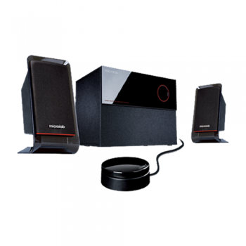 SISTEMA DE AUDIO MULTIMEDIA MICROLAB M210 2.1 USB 40W RMS CONTROL REMOTO