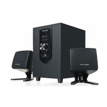SISTEMA DE AUDIO MULTIMEDIA MICROLAB M108U 2.1 12W RMS SD USB RADIO FM