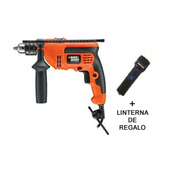 TALADRO PERCUTOR BLACK & DECKER TM650K 650W 2800RPM 13MM