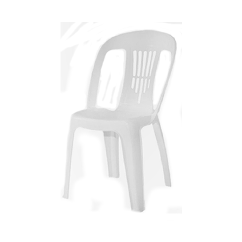 Silla Plastica Apilable Jardin Garden Life Antonella Blanca