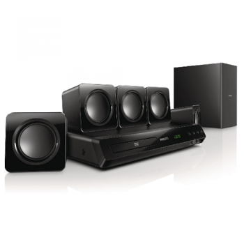 SISTEMA DE SONIDO HOME THEATER PHILIPS HTD3511/77 DVD 5.1 FM
