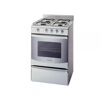 COCINA MULTIGAS VOLCAN 89644VM BLANCA 4 QUEMADORES 55CM