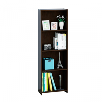 BIBLIOTECA OFICINA CENTRO ESTANT B102 WENGUE 4 ESTANTES