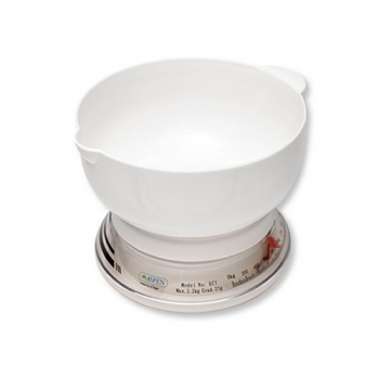 BALANZA MECANICA DE COCINA ASPEN KCI CAPACIDAD 2KG DIVIDE CADA 25G