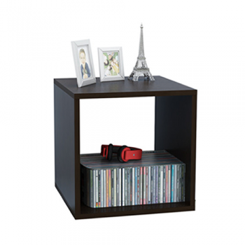 MODULO CUBO SIMPLE CENTRO ESTANT CU1 MELAMINA WENGUE