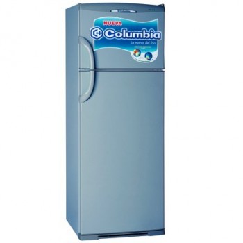 HELADERA CON FREEZER COLUMBIA HTP 2334 PLATA 317 L