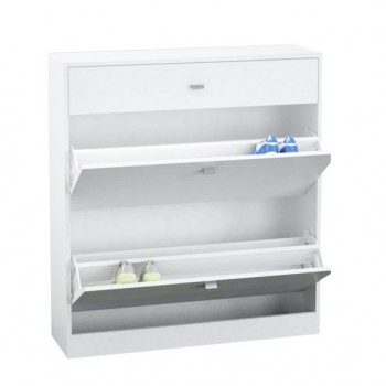 COMODA HASTA 18 PARES 1 CÁJON CENTRO ESTANT B18C BLANCO