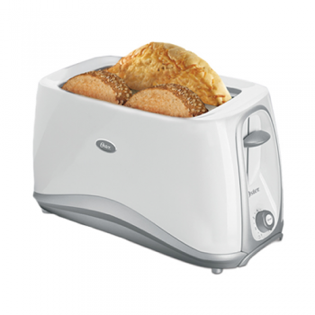 TOSTADORA OSTER 6545 BLANCA 4 PANES 750W 7 NIVELES TOSTADOS