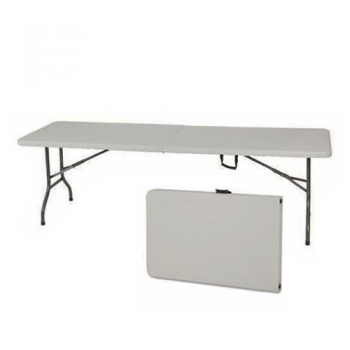 MESA GARDENLIFE PICNIC JARDIN EXTERIOR PLEGABLE BLANCA 1,80 M