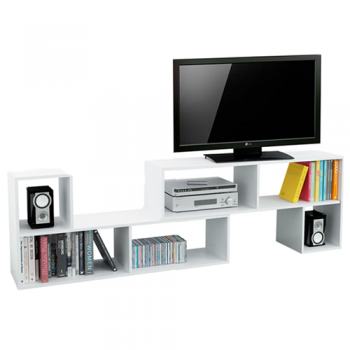 RACK TV 2 MODULOS CENTRO ESTANT MT6000 BLANCO