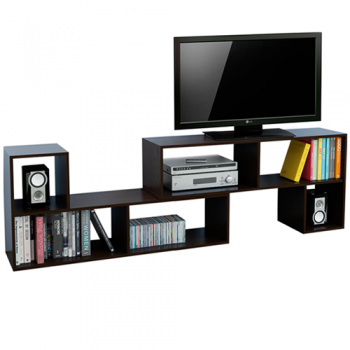 RACK TV 2 MODULOS CENTRO ESTANT MT6000 WENGUE