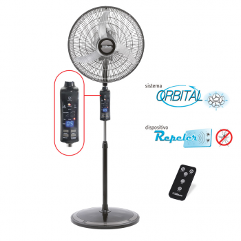 VENTILADOR DE PIE LILIANA 20 VPCD20 90WATTS ORBITAL REPELER