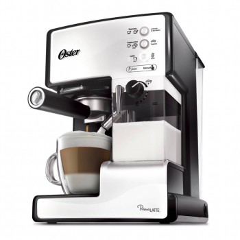 CAFETERA AUTOMATICA OSTER 6601W BLANCA 15 BARES LATTE ESPRESSO