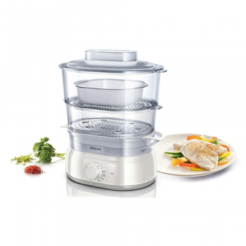 VAPORERA PHILIPS HD9115/00 900W 2 CANASTAS 5 LITROS