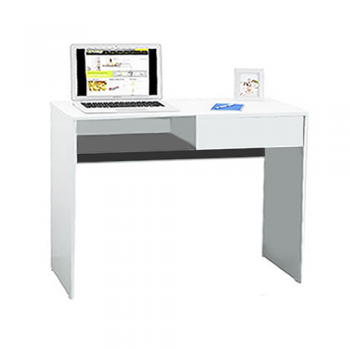 ESCRITORIO NOTEBOOK PLATINUM 9038 BLANCO 1 CAJON 1 ESTANTE
