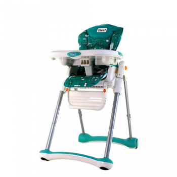 SILLA ALTA DE COMER GLEE A660C MILO PLEGABLE 3 EN 1 VERDE