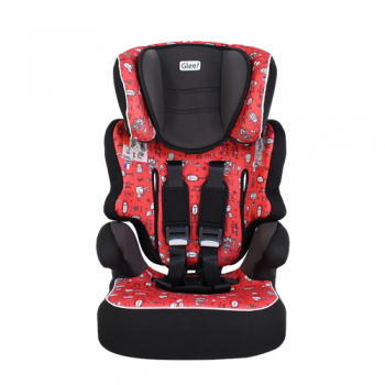 BUTACA BOOSTER BEBE GLEE A929D MILO LOCKETT ROJO 9 A 36 KG