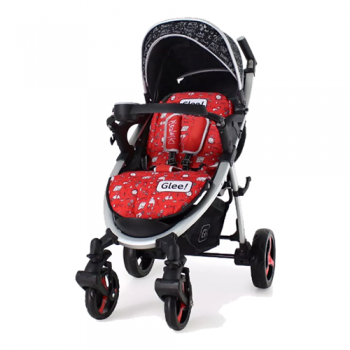 COCHE PASEO BEBE ALUMINIO GLEE MILO LOCKETT ROJO