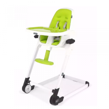 SILLA ALTA COMER BEBE GLEE A640B VERDE ALUMINIO PLEGABLE