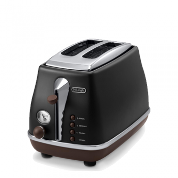 TOSTADORA DELONGHI ICONA NEGRA CTO2003 RANURA 2 PANES