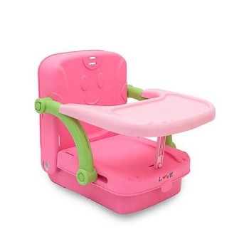 SILLA DE COMER BEBE LOVE 627 VIAJE ROSA