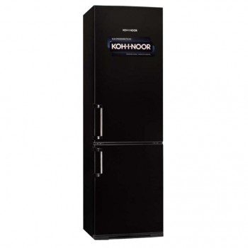 HELADERA KOH-I-NOOR KGB 4094 COMBINADA COLOR NEGRO MATE