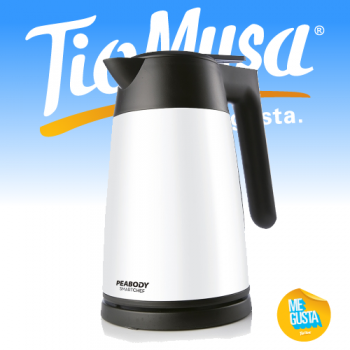 PAVA JARRA TERMICA ELECTRICA PEABODY PE-VK17B BLANCO 1,7L