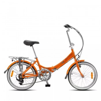 RODADO PLEGABLE ALUMINIO 20 AURORA FOLDING CLASSIC NARANJA