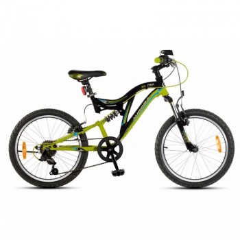 RODADO 20 AURORA AR26J2020 DSX DOBLE SUSPENSION VERDE NEGRO