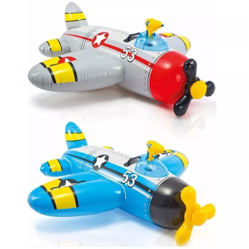 FLOTADOR DE AVIÓN CON PISTOLA DE AGUA INTEX