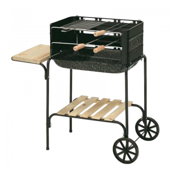 PARRILLA PORTATIL CAMPING MOR CALIFORNIA ESTRUCTURA ACERO INOXIDABLE