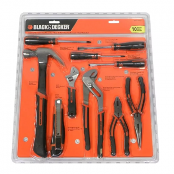 SET DE 10 PIEZAS BLACK & DECKER HDT 51910