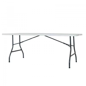 MESA PLEGABLE PLASTICA MULTIUSOS BLANCA 2,40CM LAURY